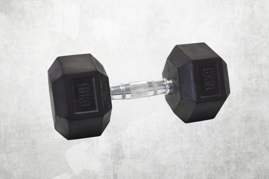 Hexagon Dumbbell 15kg | Power Gears Europe