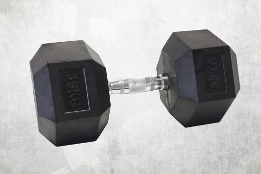 Hexagon Dumbbell 35kg | Power Gears Europe