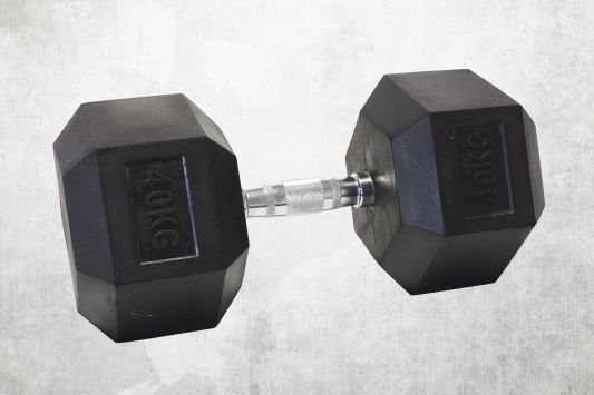 Hexagon Dumbbell 40kg | Power Gears Europe