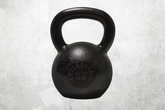 Kettlebell čierny 32kg