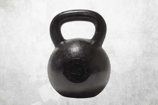 Kettlebell black 40kg | 40kg Kettlebell |  Power Gears Europe