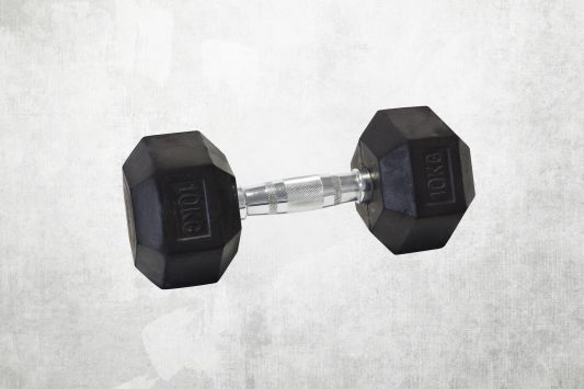 Hexagon Dumbbell 10kg | Hex Dumbbells | Power Gears Europe