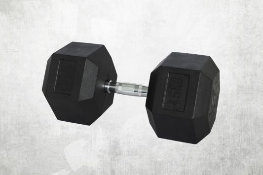 Hexagon Dumbbell 45kg | Power Gears Europe 