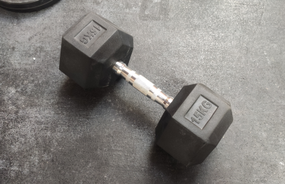 Hexagon Dumbbell 15kg used ATD 2024