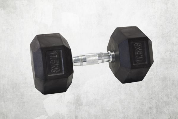 Hexagon Dumbbell 17,5kg | Power Gears Europe