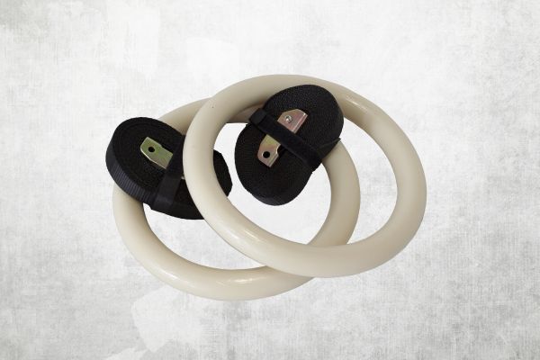 Gymnastic Rings White | Olympic gym rings | Power Gears Europe