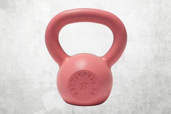 Kettlebell pink 8kg | Best 8kg Kettlebell | Power Gears Europe