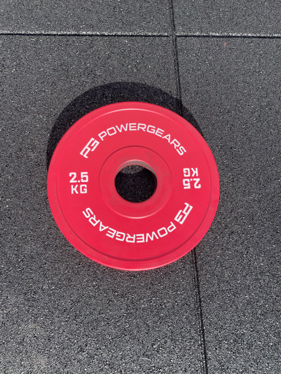 Rubber plate 2,5kg competition used ATD 2023
